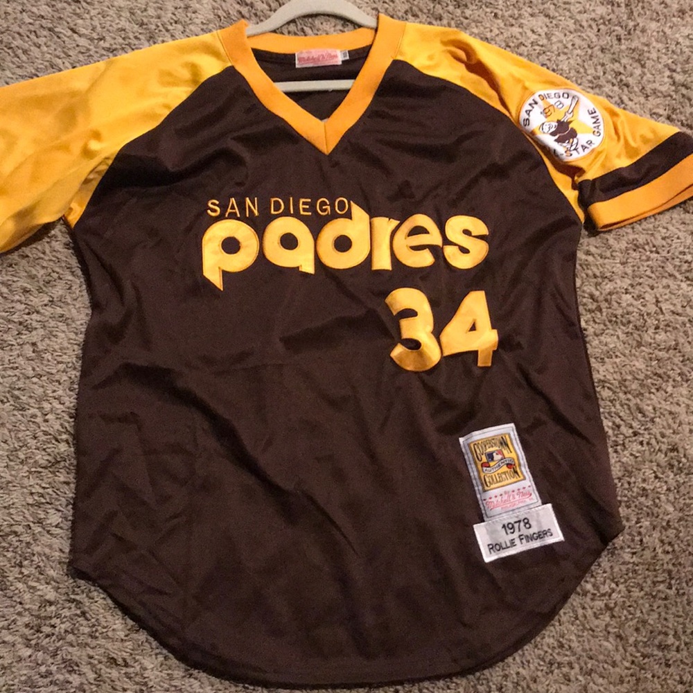 MLB throwback jersey San Diego Padres rare new cal
